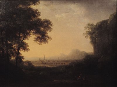 Romantic Landscape by Carl Johan Fahlcrantz